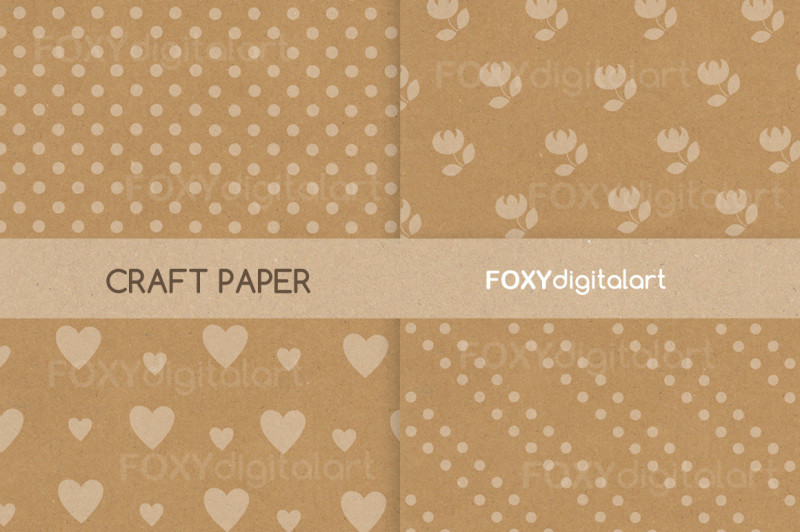 digital-craft-paper-with-floral-and-geometry-patterned-background