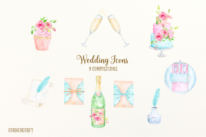 watercolor-clipart-wedding-icons
