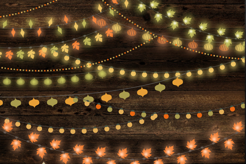 autumn-string-lights-vector-clipart