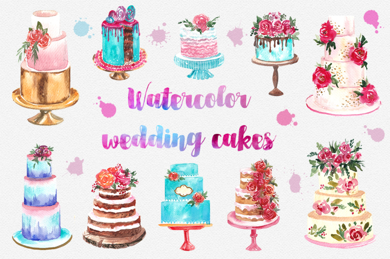 watercolor-wedding-cake-collection