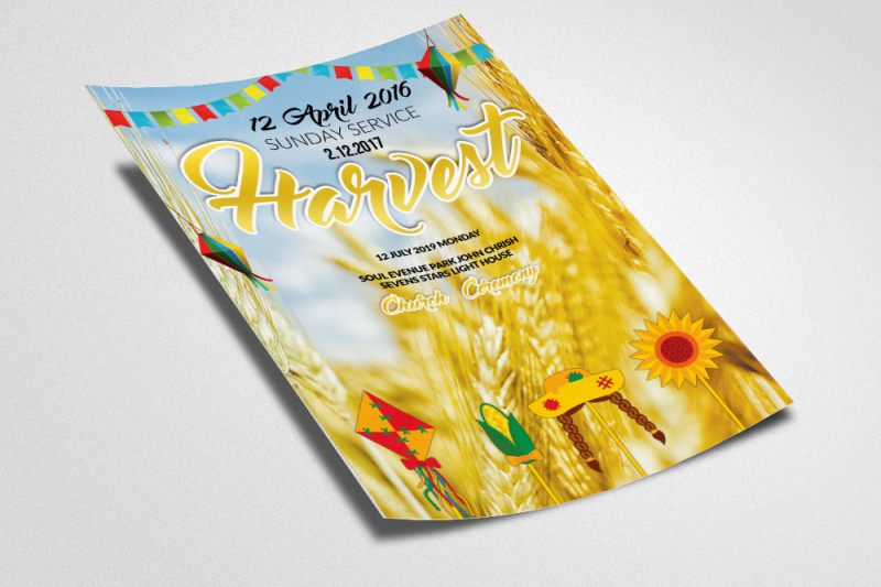 harvest-celebration-church-flyer