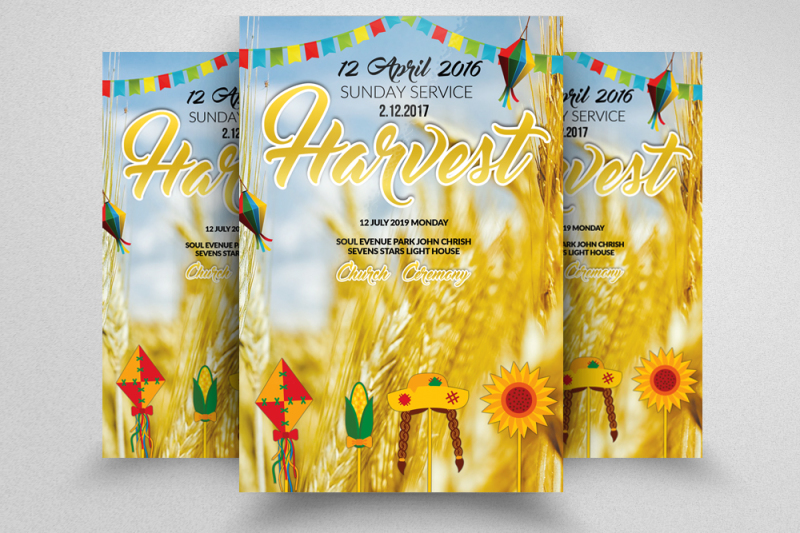 harvest-celebration-church-flyer