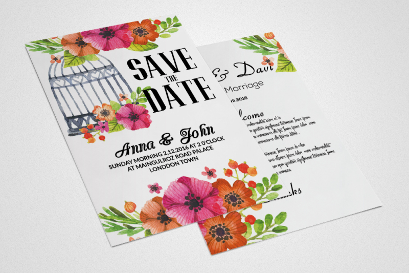 floral-invitation-cards-template