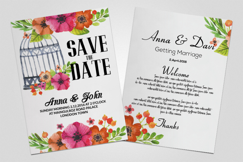 floral-invitation-cards-template