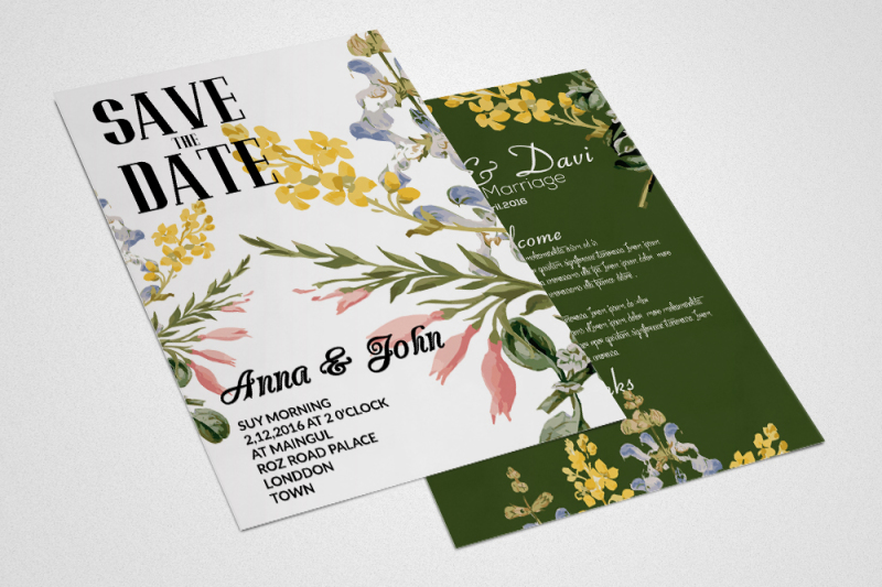 flowery-invitation-flyer-bundle