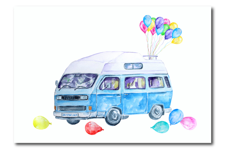 watercolor-clipart-classic-campervan