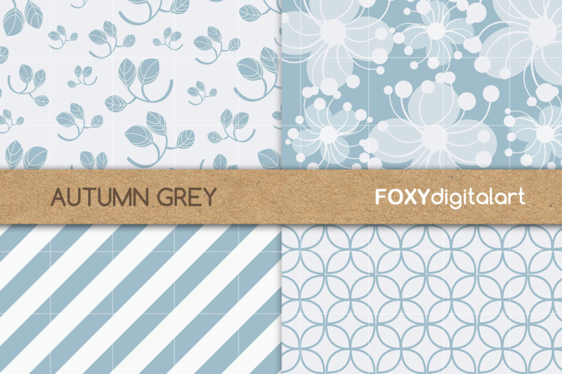 floral-grey-silver-digital-paper-scrapbook