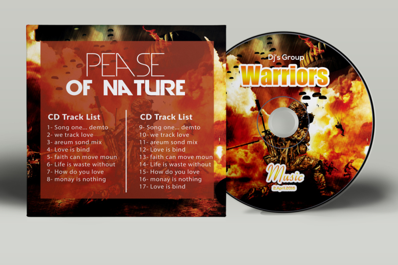 warrior-cd-cover-psd-template