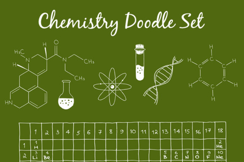 chemistry-doodle-set
