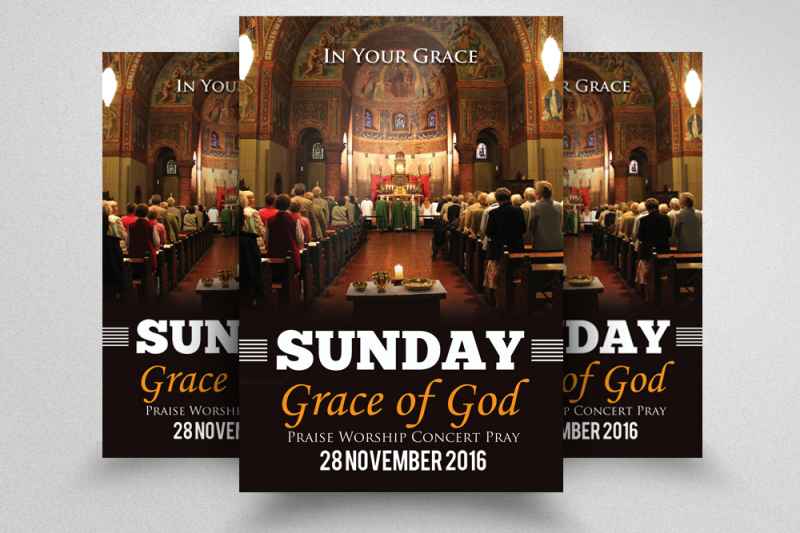 jesus-sunday-prayer-church-flyer