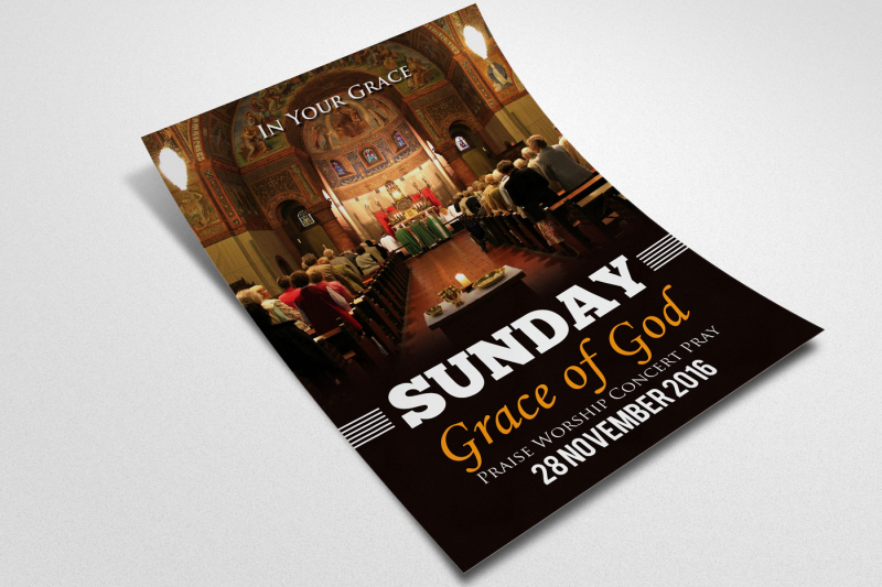 jesus-sunday-prayer-church-flyer
