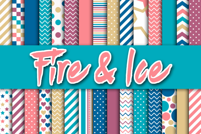 fire-and-ice-digital-papers