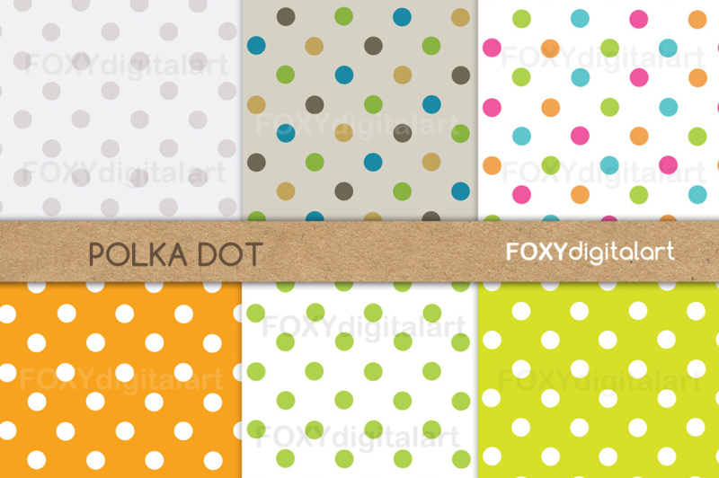 polka-dot-digital-paper-pack