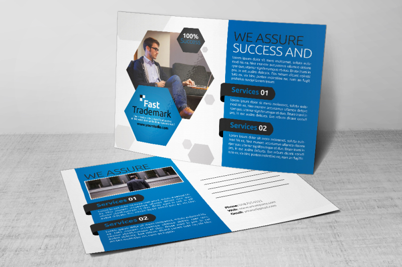 business-corporate-agency-postcard