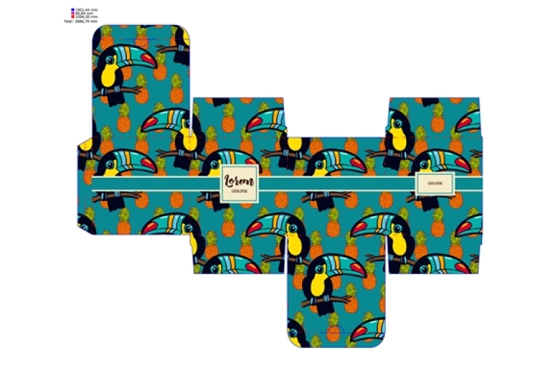 template-pattern-decorative-gift-box-with-tropical-toucan
