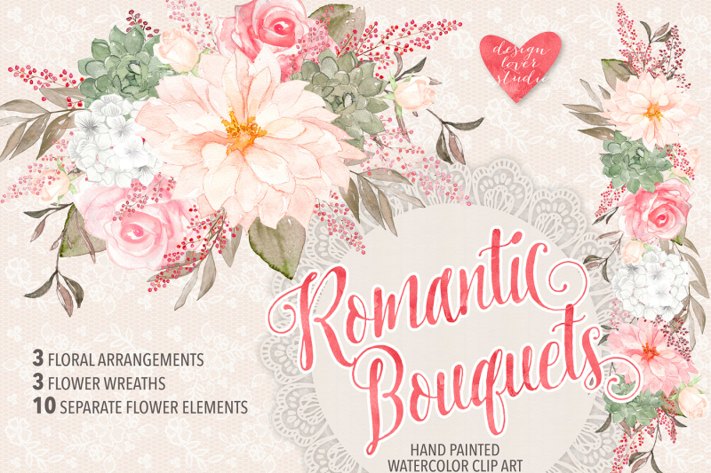 watercolor-romantic-bouquets