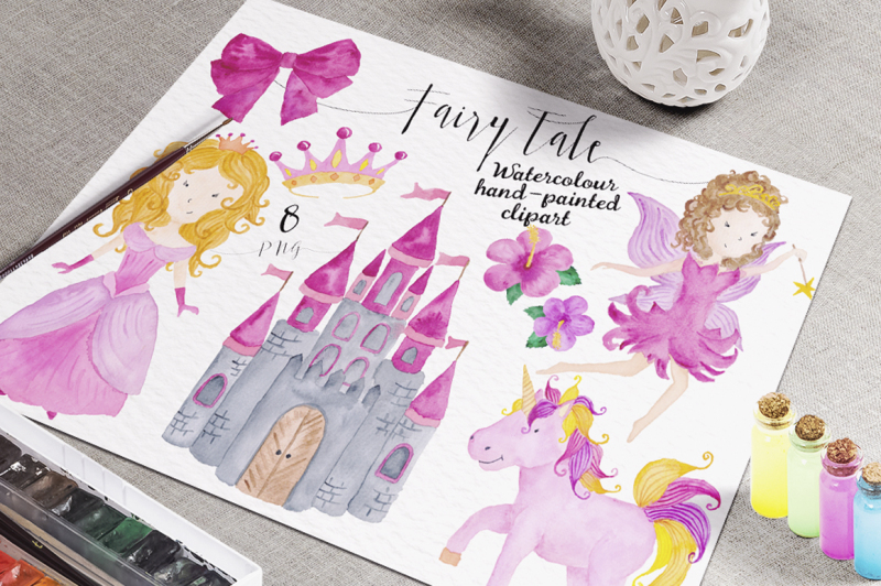 fairy-tale-watercolor-clip-art