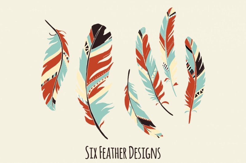 feather-elements-hand-drawn