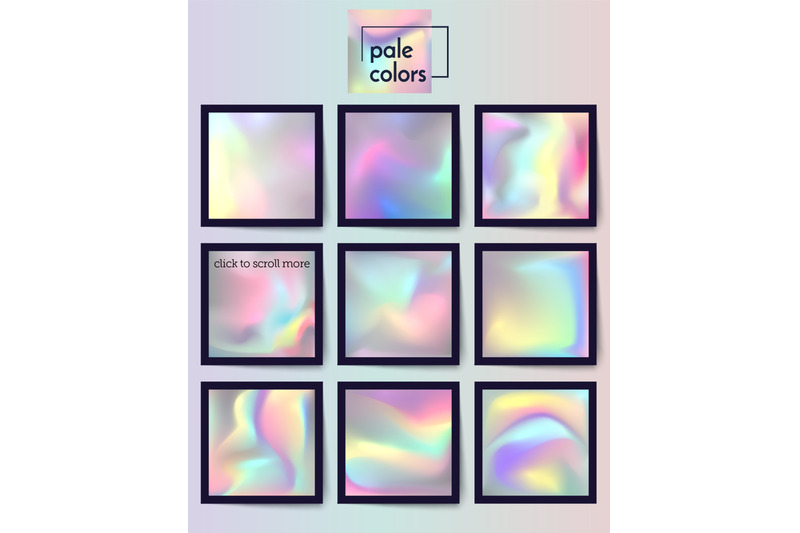 holographic-backgrounds-set