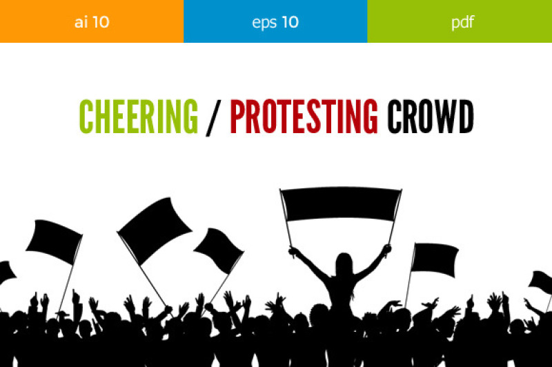 cheering-or-protesting-crowd