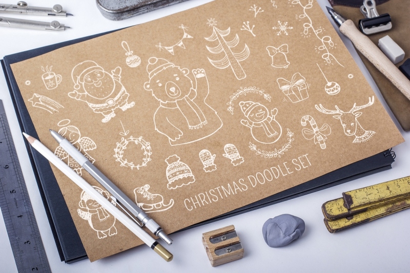 christmas-doodle-set