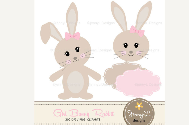 bunny-rabbit-girl-digital-papers-and-cliparts