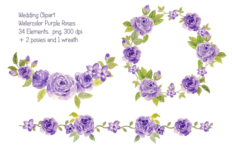 wedding-purple-rose-collection