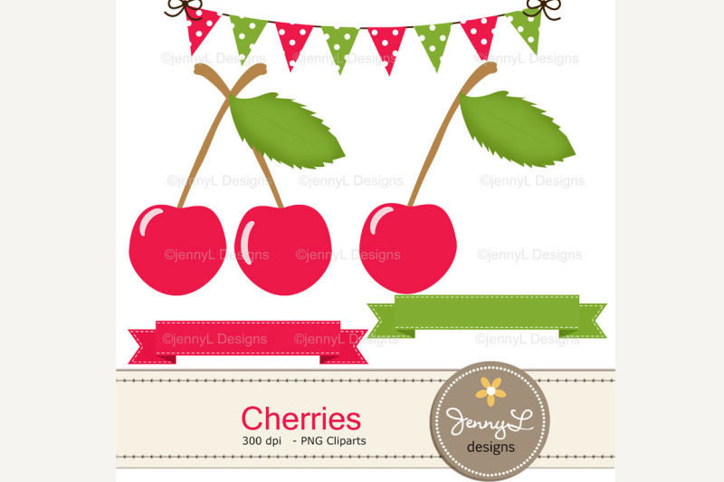cherry-digital-papers-and-clipart