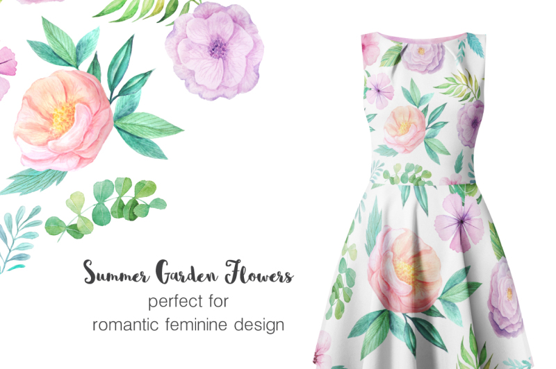 summer-floral-seamless-patterns