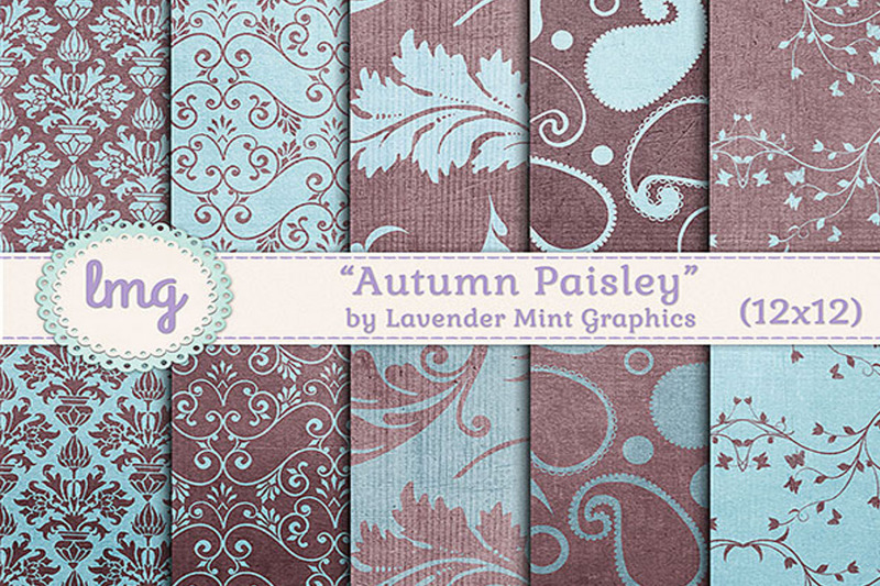 blue-and-teal-autumn-paisley-digital-scrapbook-paper