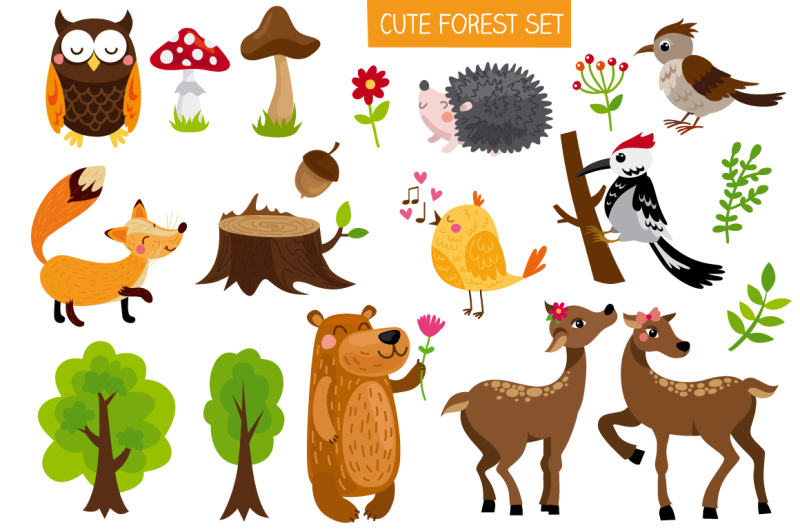 cute-forest-set