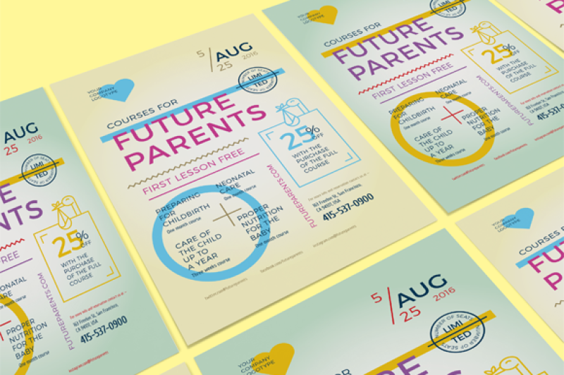future-parents-poster-template