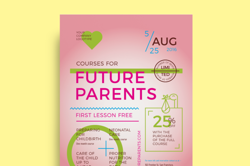 future-parents-poster-template