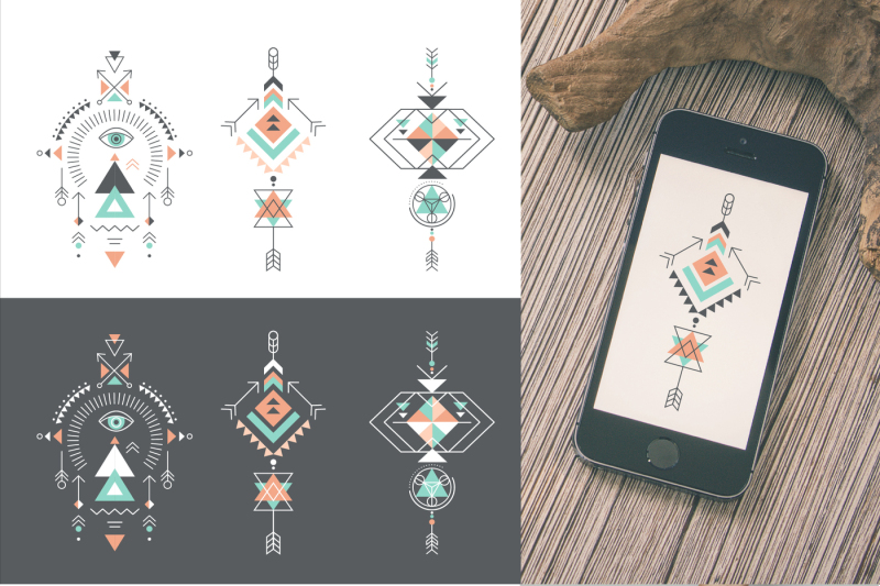 sacred-geometry-aztec-shapes