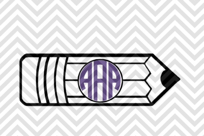 Pencil Monogram (Letters Not Included) By Kristin Amanda ...