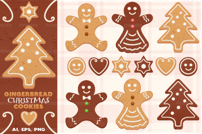 gingerbread-vector-christmas-cookies