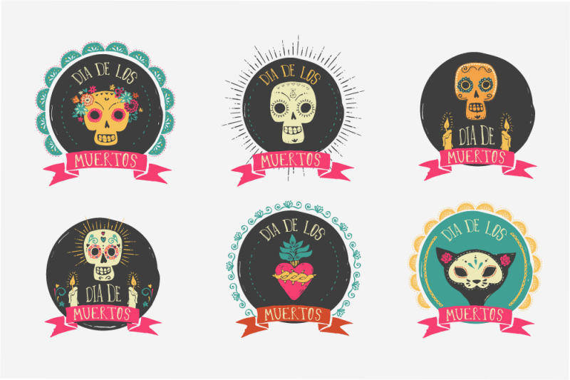 mexico-skull-doodles-and-elements