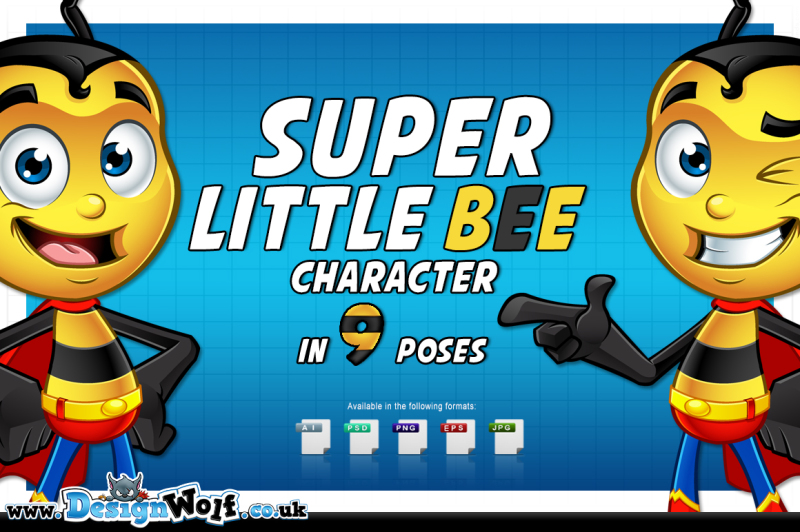 super-little-bee-in-9-poses