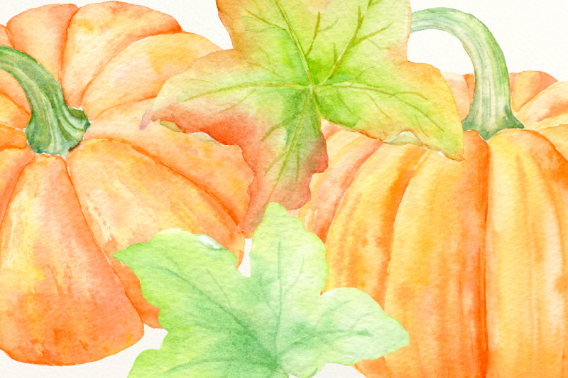 watercolor-clipart-pumpkins