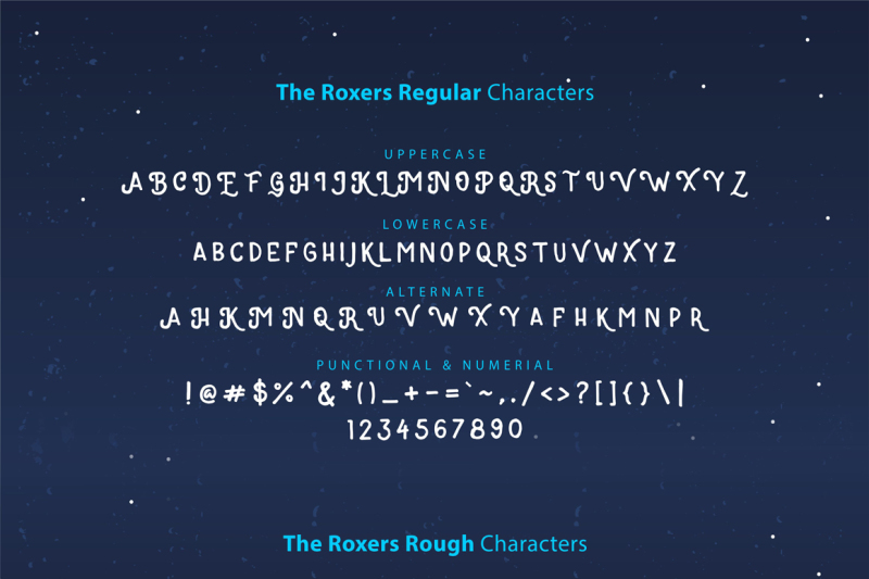 the-roxers-typeface