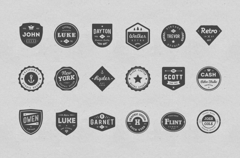 50-retro-badges