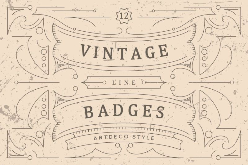 vintage-line-badges