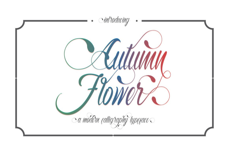 autumn-flower-script