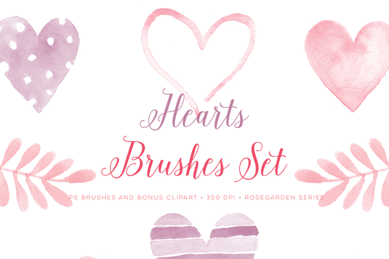 photoshop-brushes-valentine-hearts-perfect-hearts-handpainted-watercolor-clip-art-graphics