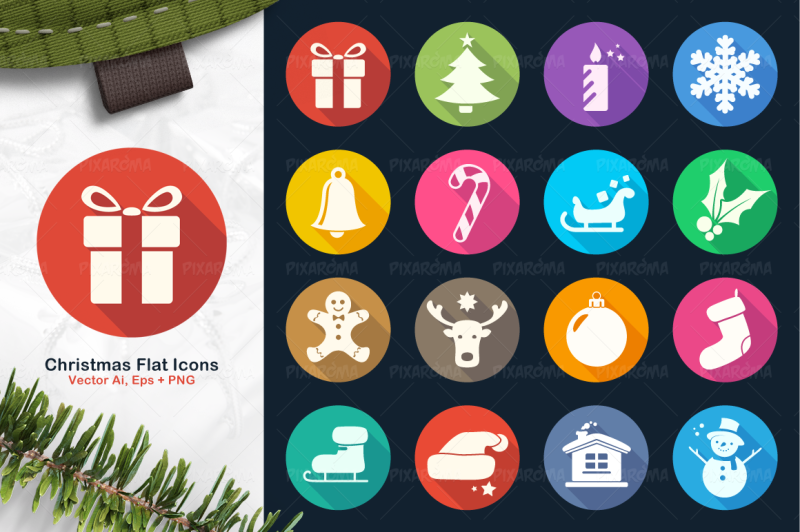 christmas-flat-icons-set-2