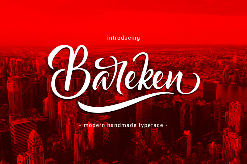 bareken-typeface
