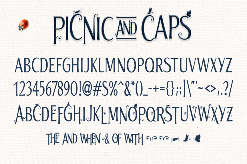 picnic-caps-font