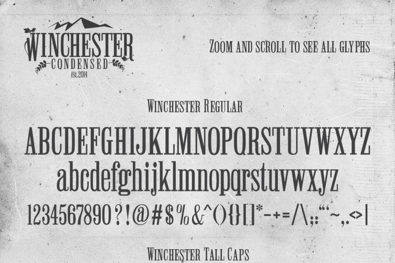 winchester-condensed-font