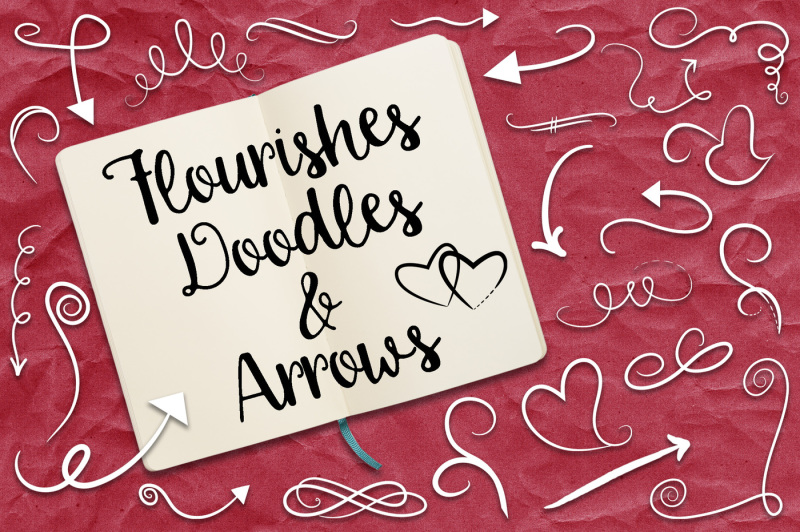 flourishes-doodles-and-arrows-vector-clip-art