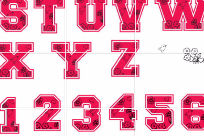 flower-svg-font-and-numbers-free-extra-elements